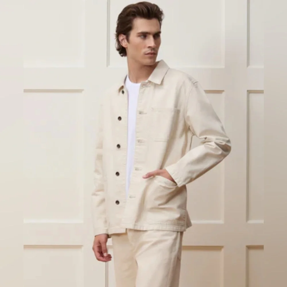 Todd Snyder LIGHTWEIGHT JAPANESE SELVEDGE CHORE COAT size M in canvas - Picture 1 of 7